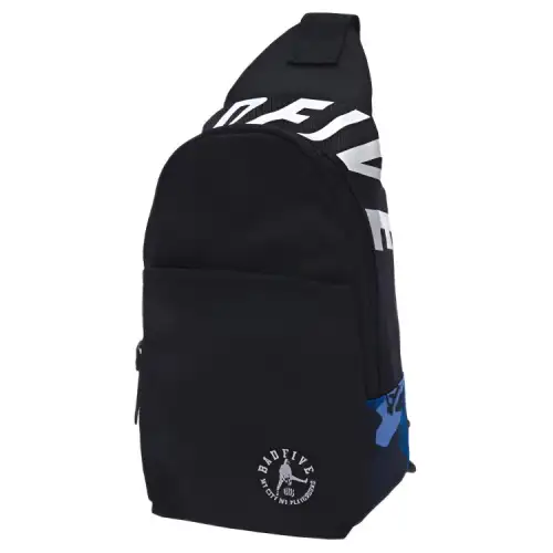 Li Ning, basketball one-shoulder bag, black chest bag for men and women, polyester, for beloved