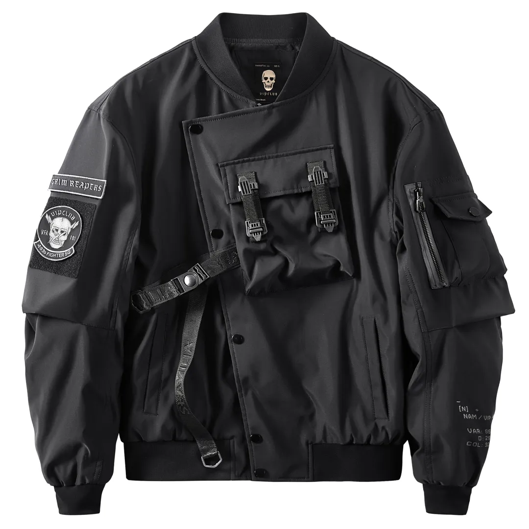 VIP Baseball Jacket Fall Men's Black