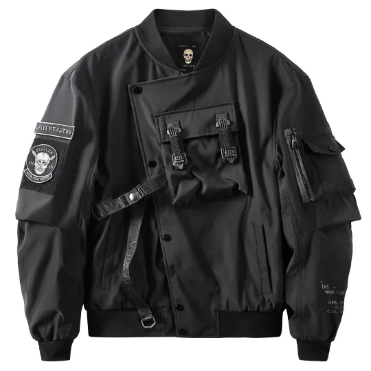 VIP Baseball Jacket Fall Men's Black