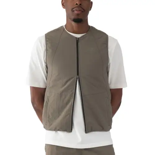 New Balance New Balance SS23 Head Outside Vests Unisex Brown Crew Neck Other