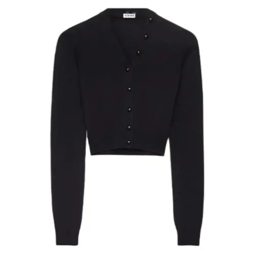 LOEWE FW22 Crop Top Women's Black