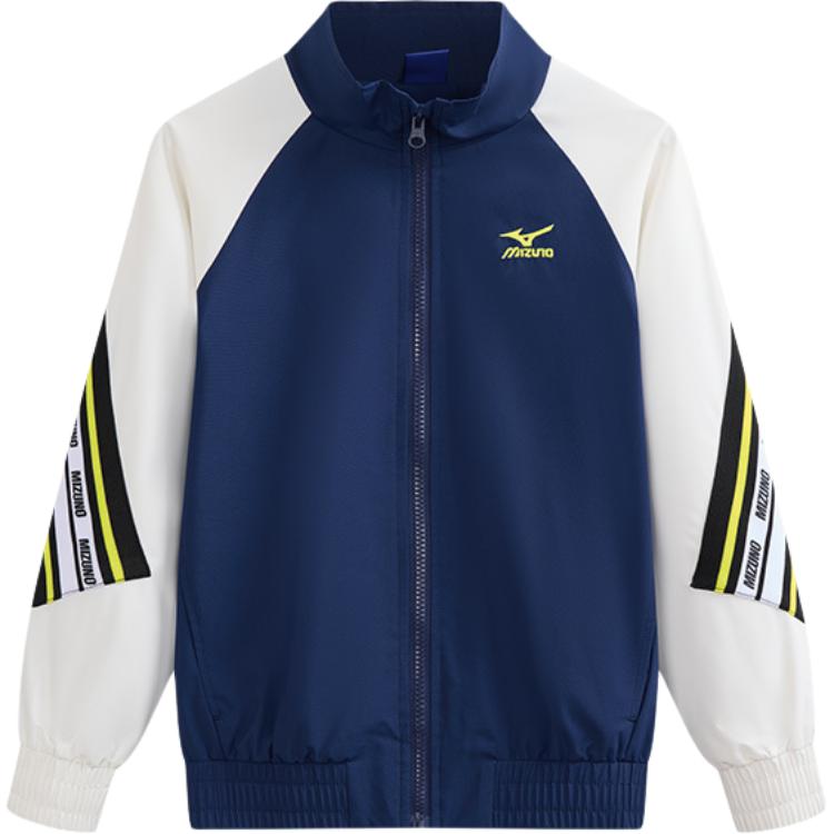Детская куртка Mizuno Windbreaker Jacket (сине-черная) — фото 2