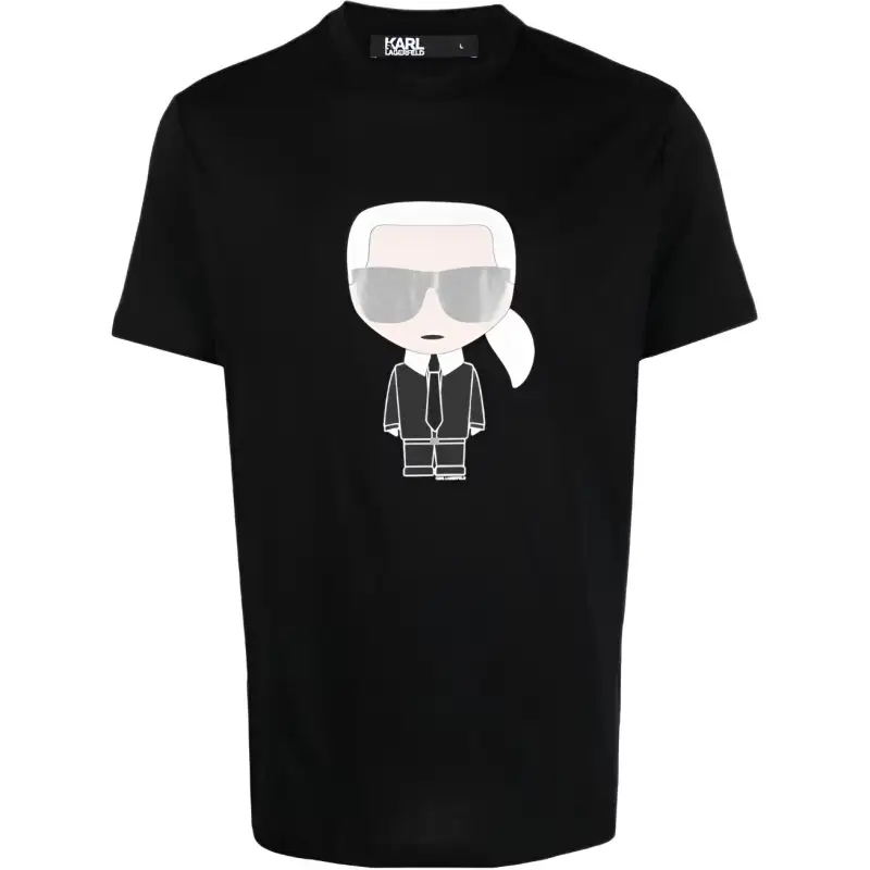 Karl Lagerfeld Karl Printed Crewneck T Shirt