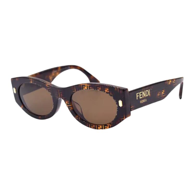 Женские очки Fendi солнцезащитные (черепаховые)
