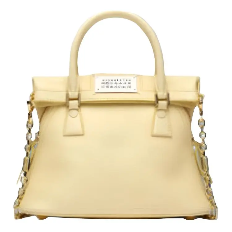 Maison Margiela Goatskin Shoulder Bag, Handbag Women's Lemon