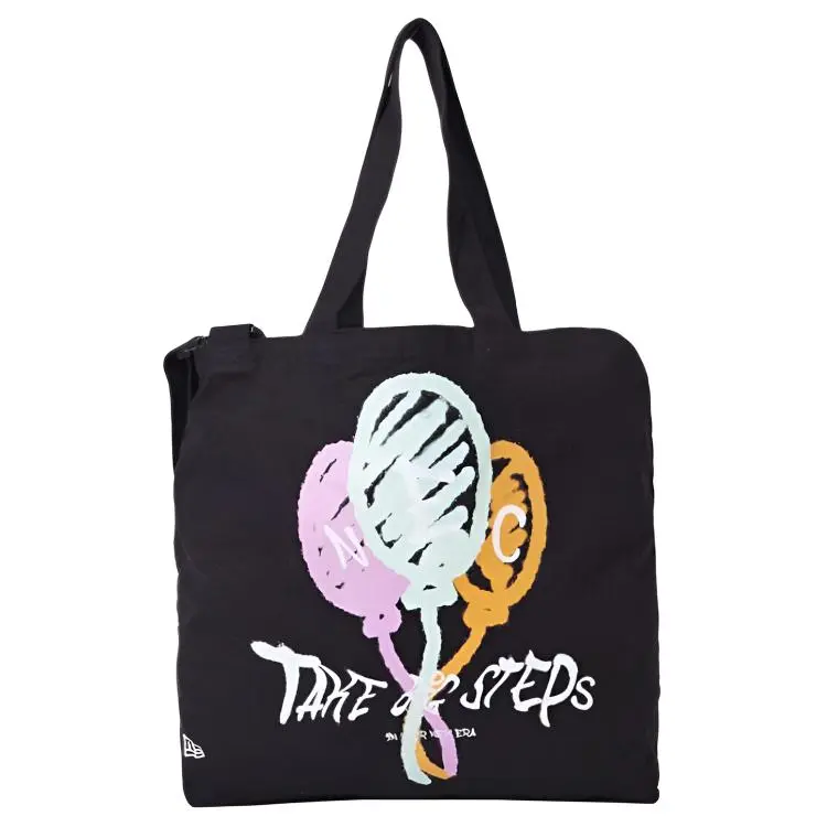 New Era Canvas Handbag, Shoulder Bag Unisex Black