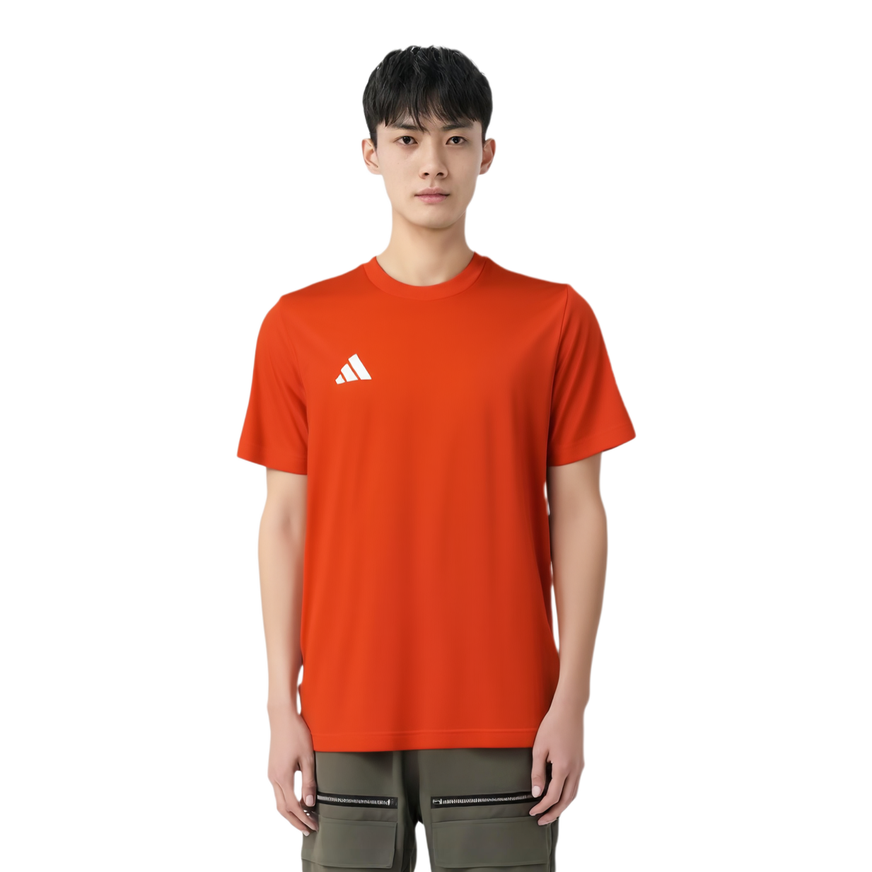 Adidas COMMERCIAL TEAMWEAR JSY Soccer Jersey Men’s Orange Red