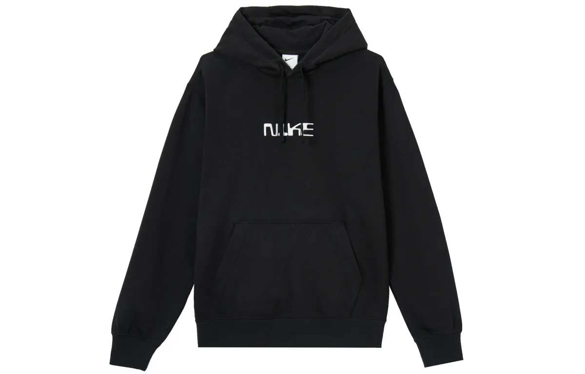 Nike Sweatshirts Men's Black Hooded Moderate Other