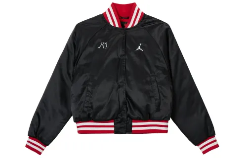 Jordan Jackets Women's Black Baseball Collar Moderate Other
