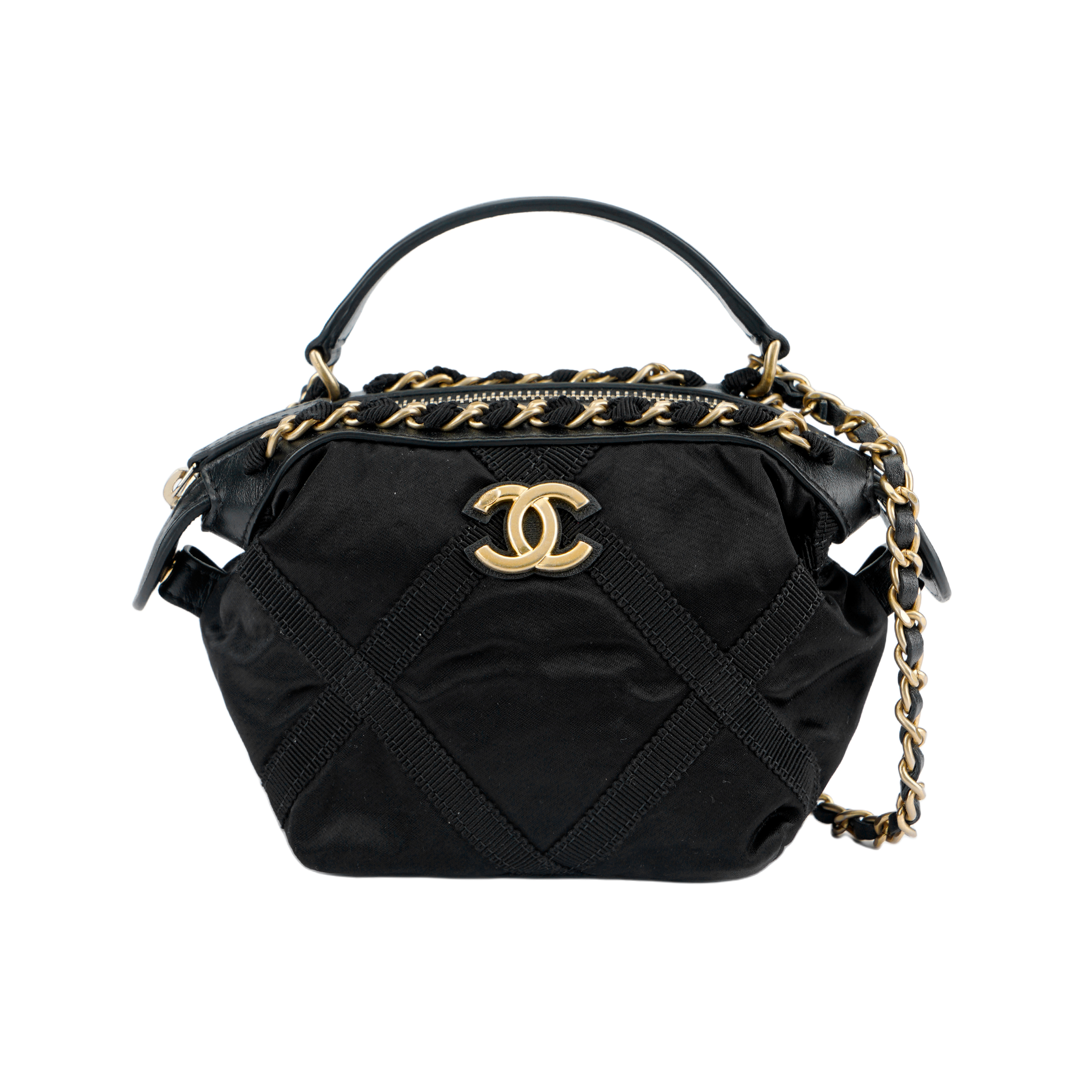 Женская сумка Chanel 22P (черная)