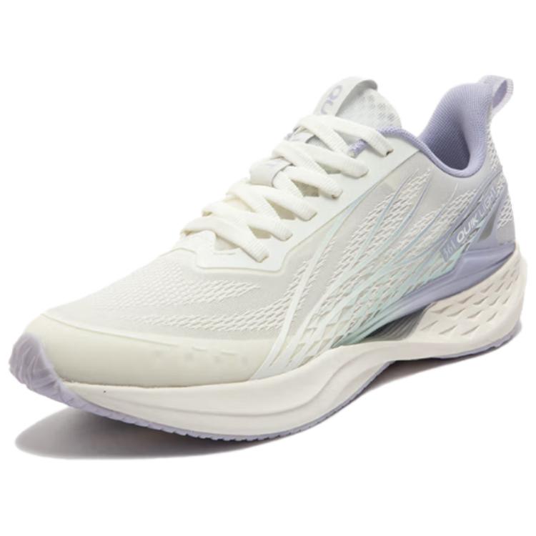 361° Flying Fish 4.0 Cushioning Abrasion Resistant Breathable Low top Casual Running Shoes Women’s White Purple