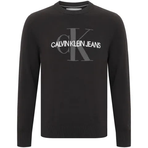 Calvin Klein Knitwear Men's BEH-Black Crew Neck Moderate Other