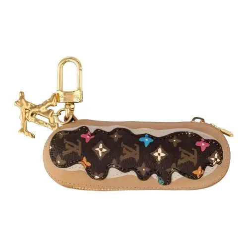 LOUIS VUITTON By Tyler The Creator Monogram Craggy Eclair Bag Charm Brown