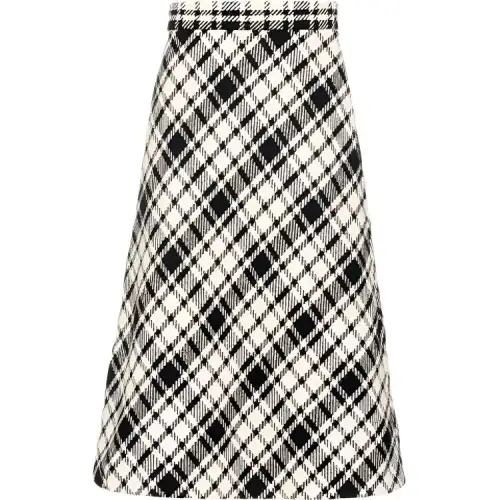 MIU MIU Casual Long Skirt Women's Black