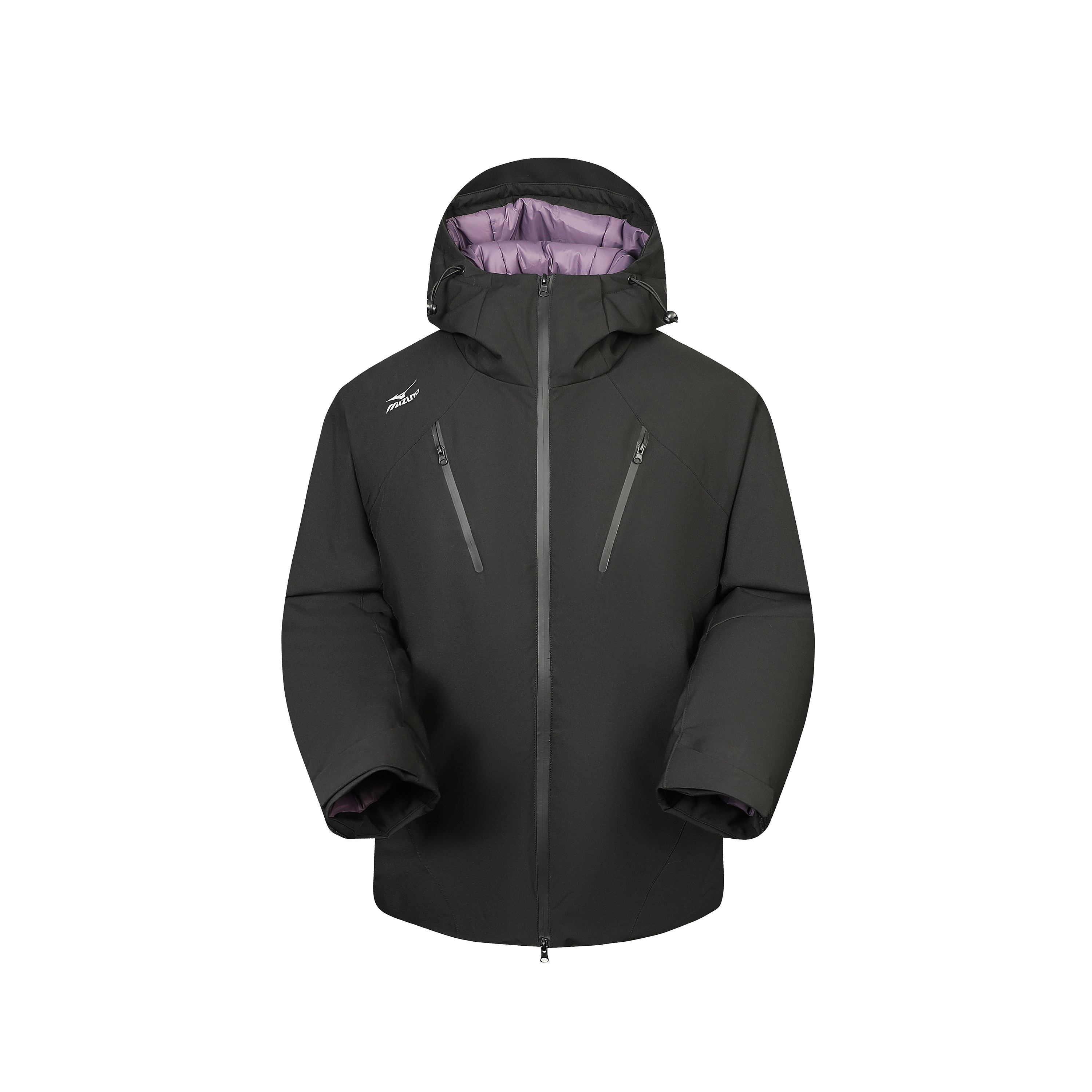 Mizuno Mizuno, travel velvet windproof water repellent wear-resistant keep warm down jacket for men and women, adds volume