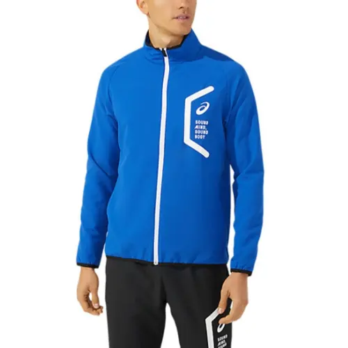 ASICS Jackets & Coats Men's Blue