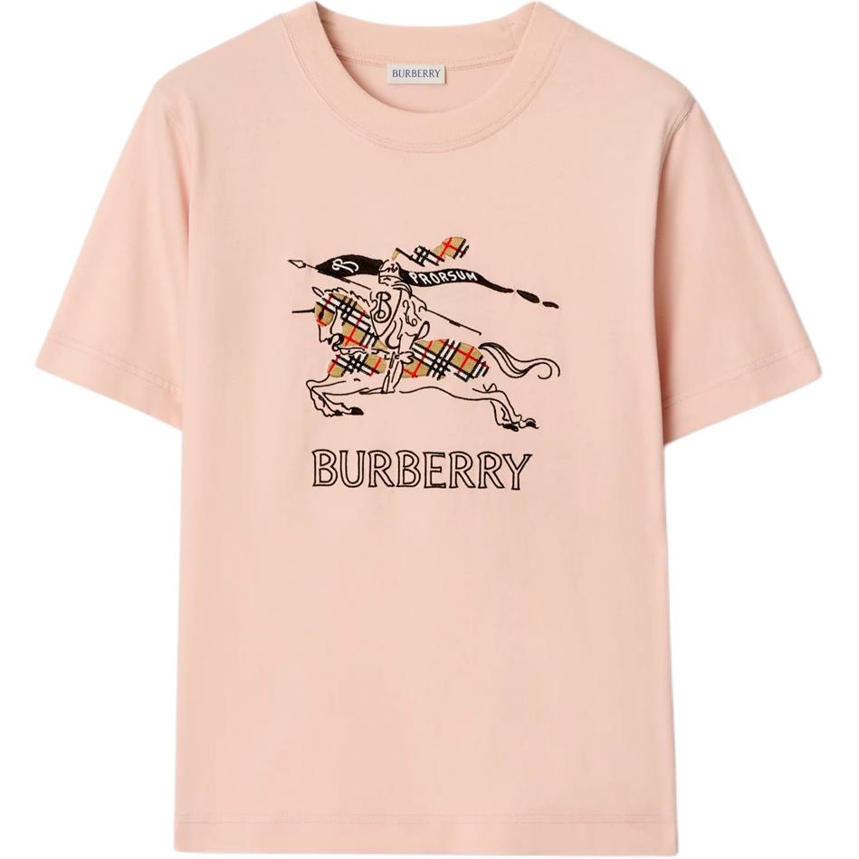 Женская футболка Burberry (белая)