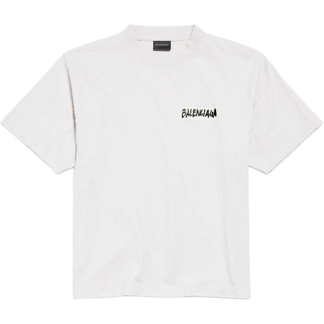 Женская футболка Balenciaga (черная)