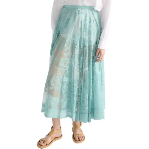 Christian DIOR DIORiviera Flared Midi Skirt