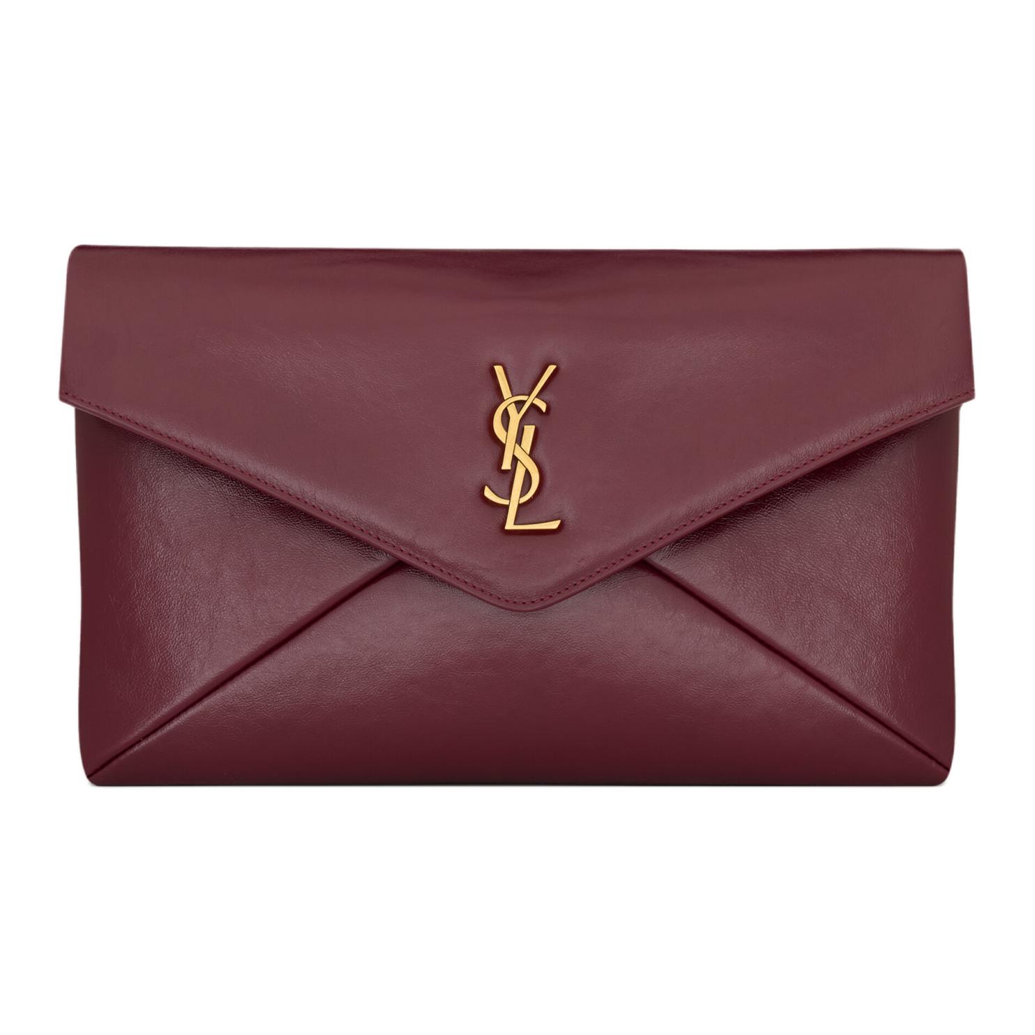 Женское SAINT LAURENT LE CASSANDRE (бордовое)