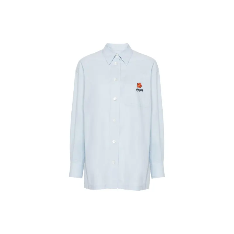 KENZO Boke Flower Embroidered Buttoned Shirt