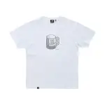 New Balance T Shirts Men's White Crew Neck Moderate Straight Fit