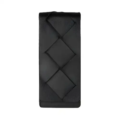 Bottega Veneta Cow Leather Wallet Card Holder Men's Black