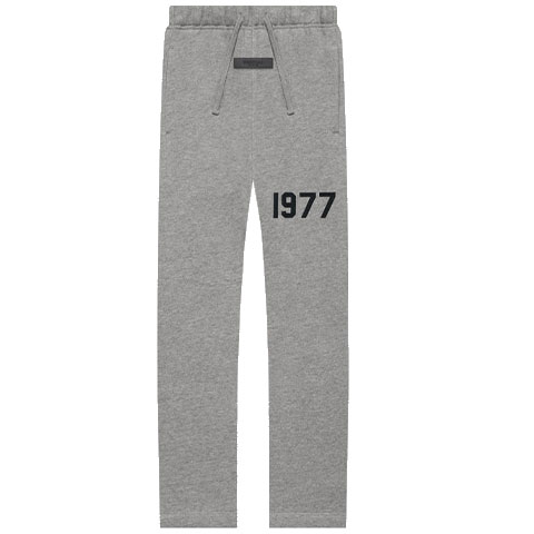 Children's Fear of God Essentials knitted sweatpants 1977 series SWEATPANTS Dark Oatmeal solid color number straight casual dark oatmeal