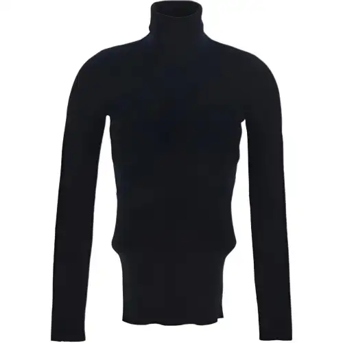 GUCCI Sweaters Women's Black Stand Collar Moderate Other