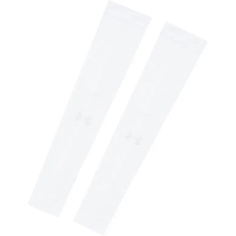 Under Armour Sports & Outdoors Polyamide Sun Protection Sleeves Unisex White