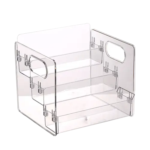 Cosmetic table transparent acrylic storage box, perfume for skin care