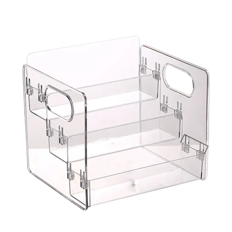 Cosmetic table transparent acrylic storage box, perfume for skin care