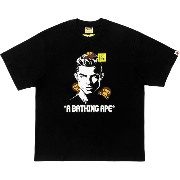 Мужские футболка A BATHING APE (черная)