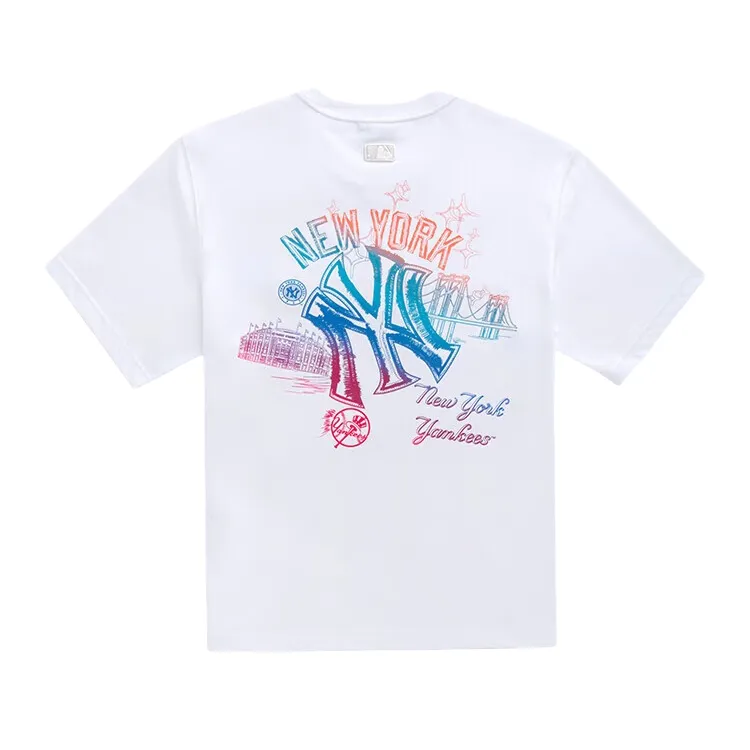 MLB New York Yankees Basic Collection 25SS T Shirt Unisex Standard White