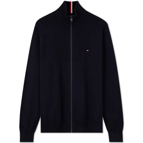 Tommy Hilfiger Knitwear Men's Navy Blue FAP Stand Collar Moderate Other