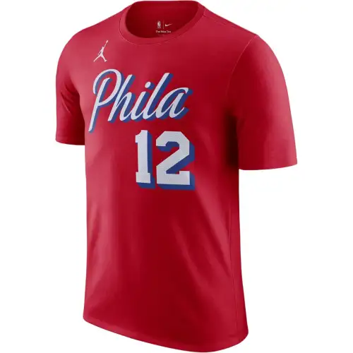 Jordan Apparel T Shirts Men's Red Crew Neck