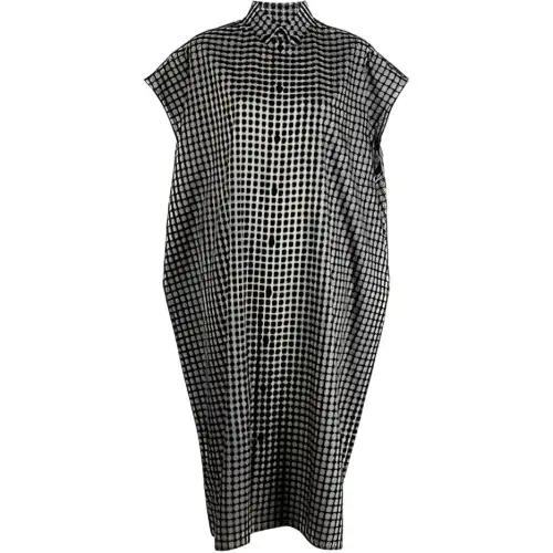 Balenciaga SS21 Short Sleeved Dress Regular Fit Women's Black