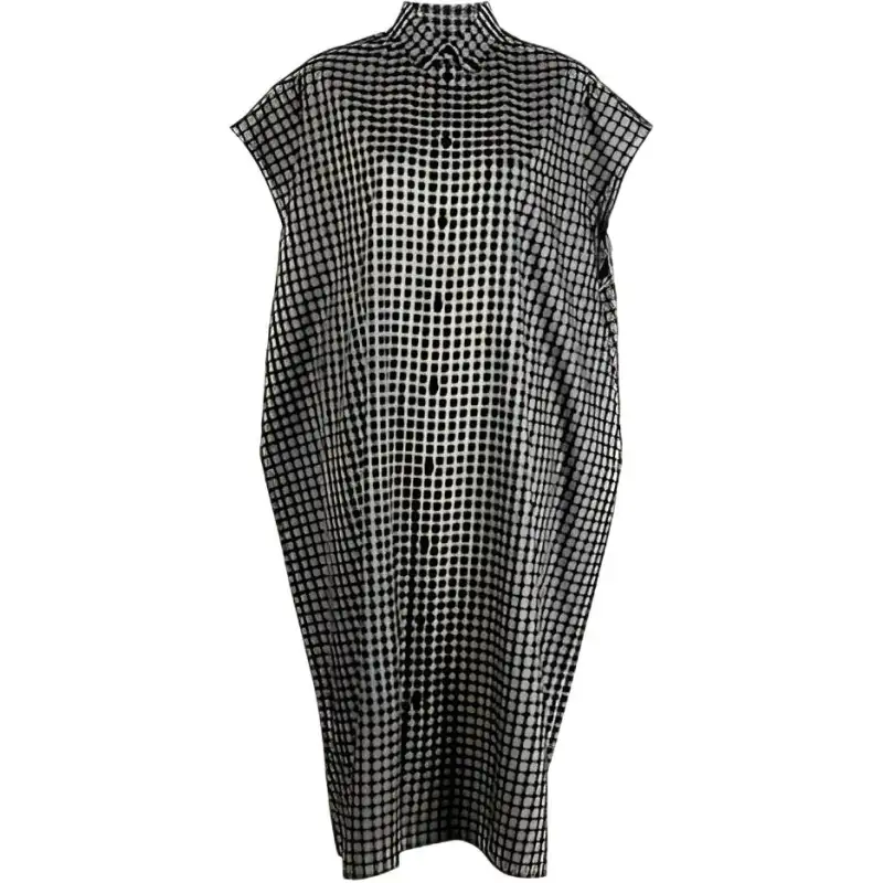 Balenciaga SS21 Short Sleeved Dress Regular Fit Women's Black