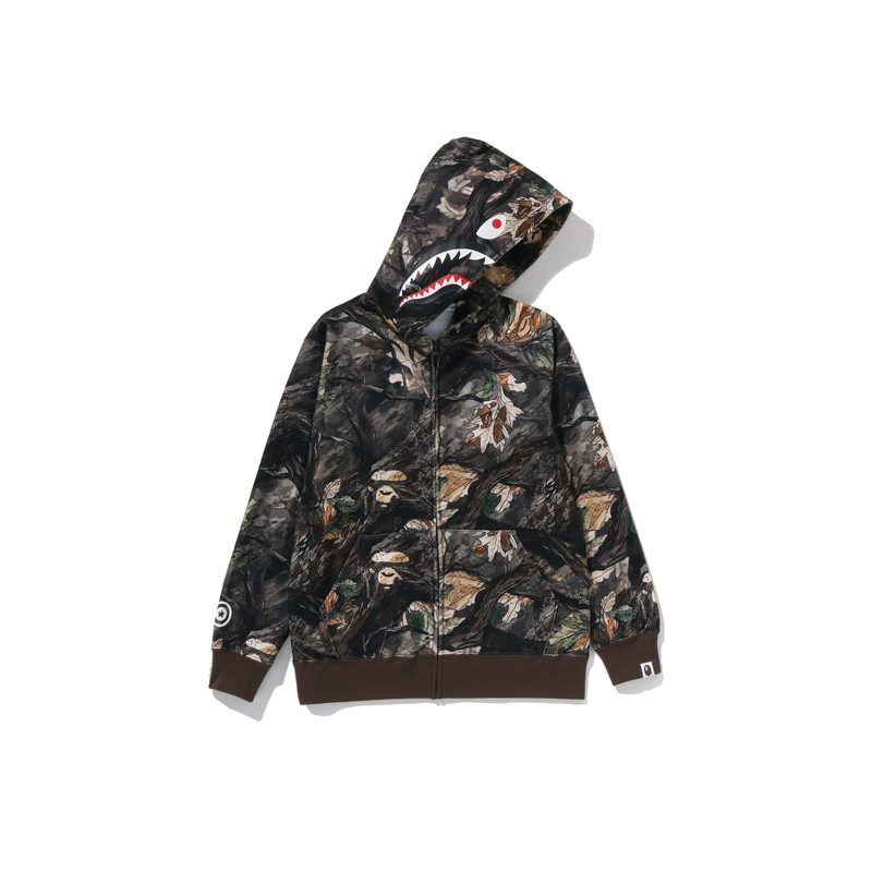 Худи A BATHING APE с акулой (зеленое)