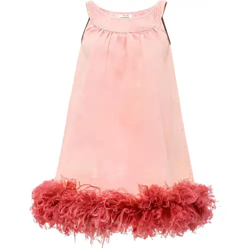 MIU MIU Sleeveless Dress Women's Pink