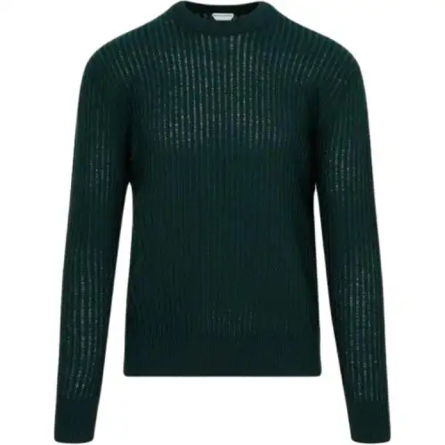Bottega Veneta Sweaters Men's Green Crew Neck Moderate Other