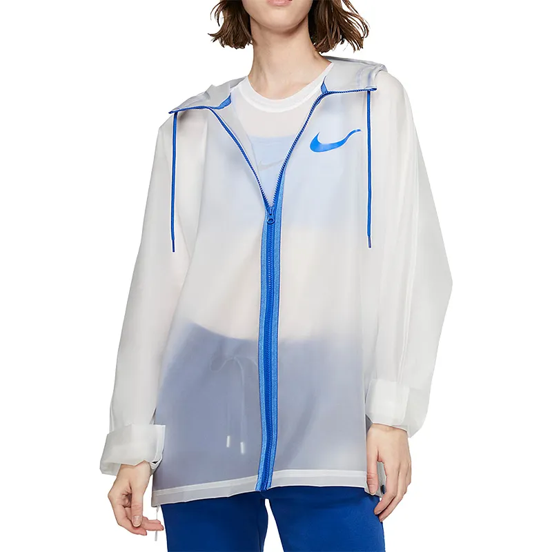 Nike Jackets Unisex White Hooded (Non-detachable) Moderate