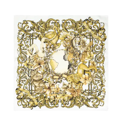DIOR Mulberry Silk, Twill Fabric Scarves Women's