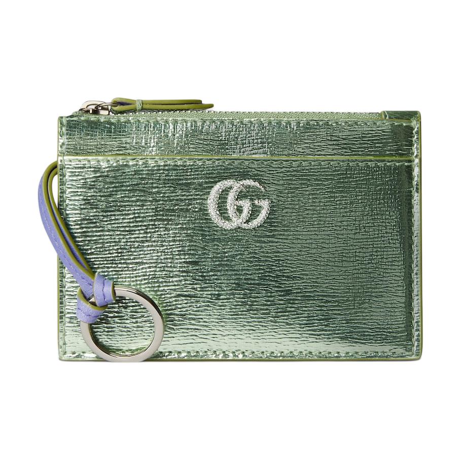 Женская ключница Gucci GG Marmont (салатовая)