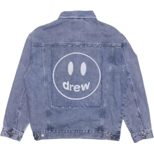 Drew House Smiley Collection Denim Jacket Unisex Stonewashed