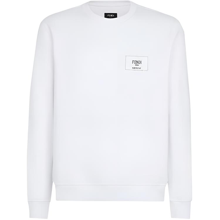 Мужской свитшот Fendi (белый)