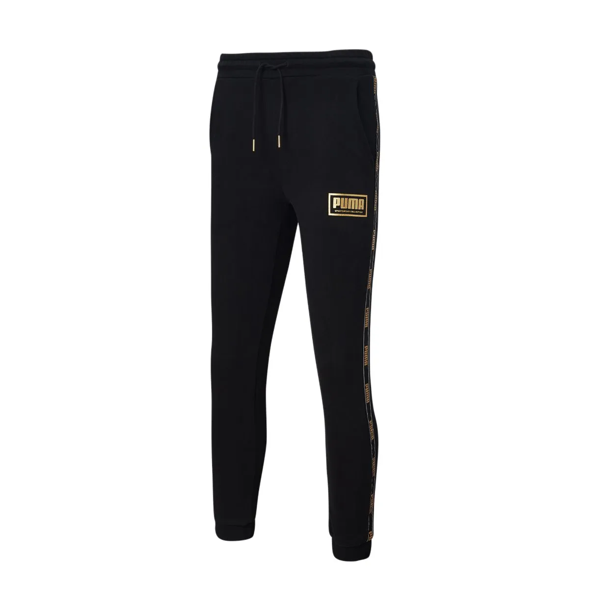 PUMA Knitted Sweatpants Men's Moderate Cuffed Pants