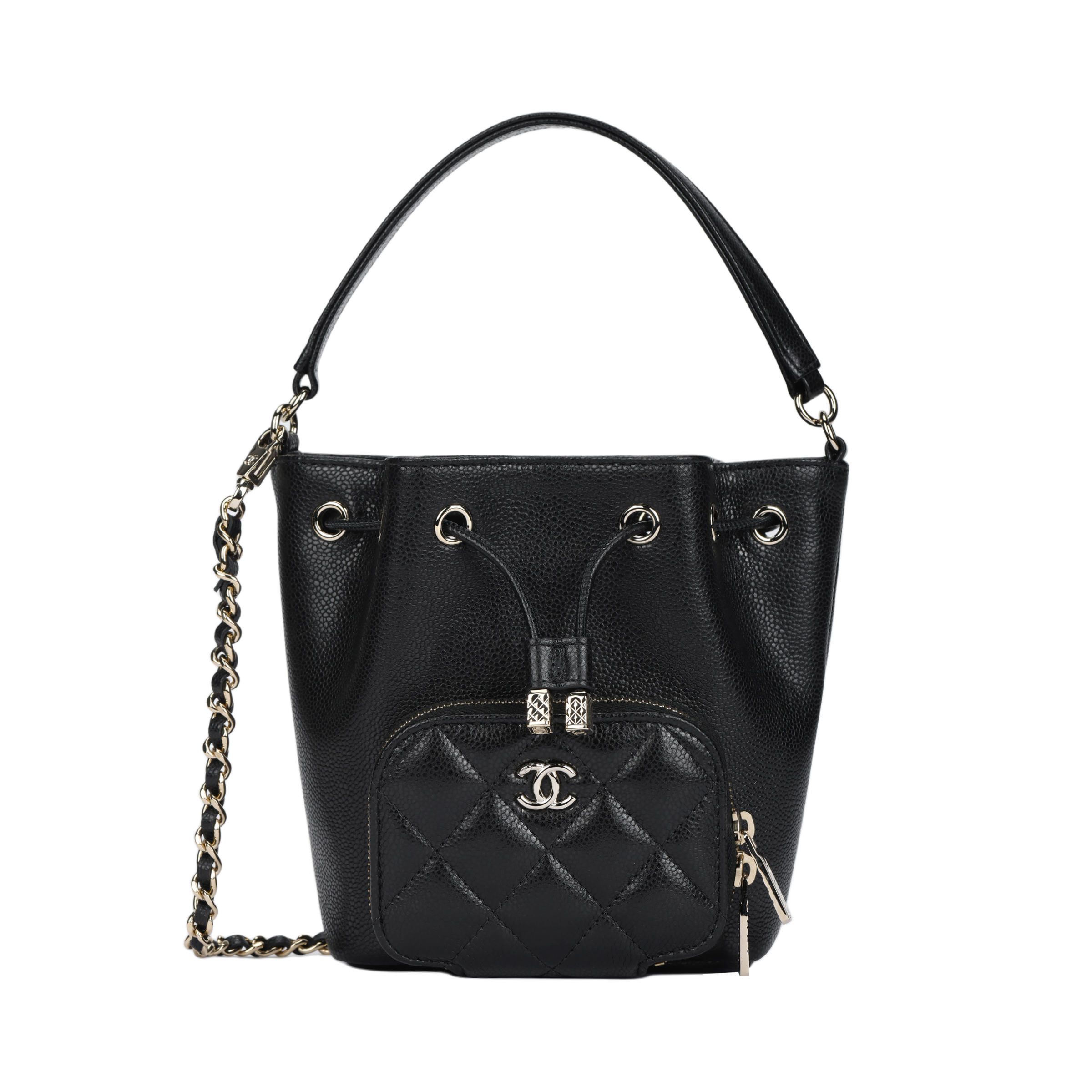 Женская сумка Chanel 25B (черная)