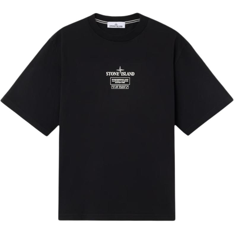 Мужская футболка Stone Island Shadow (черная)