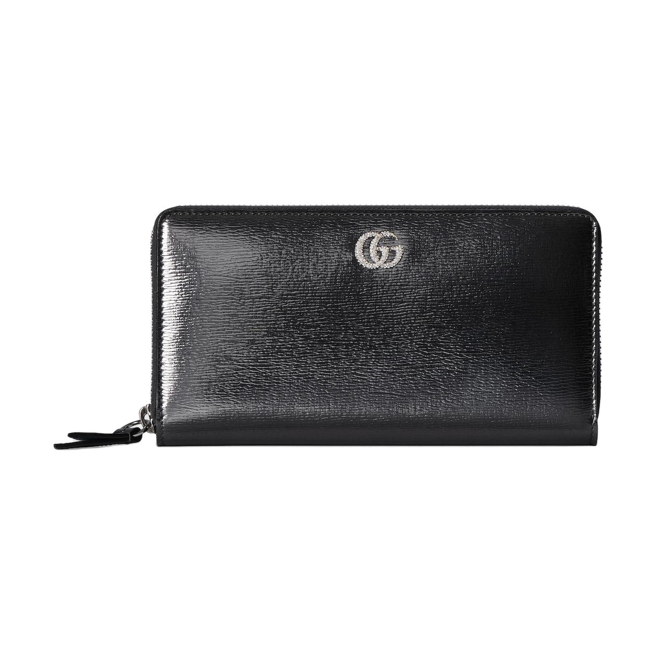 Женский кошелек Gucci GG Marmont (черный)